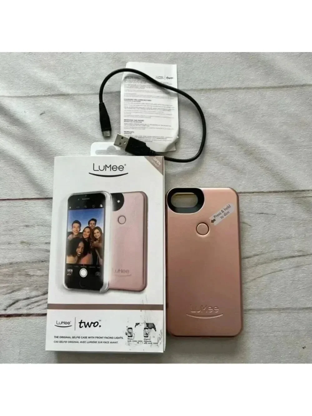 LUMEE two phone case the original selfie case facing lights iPhone 7 6,…